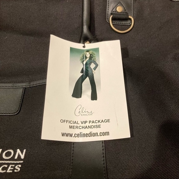 CELINE DION “Taking Chances Tour” VIP Pack World Tour 2008-2009 Canvas Bag - Picture 3 of 8